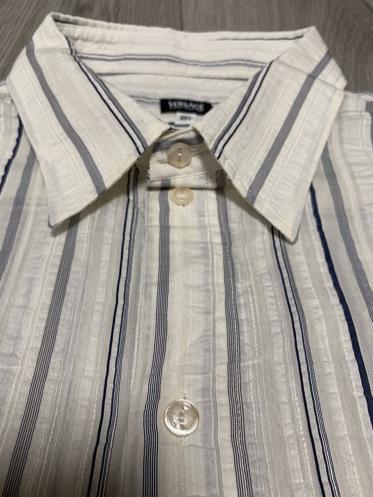 Versace × Versace Jeans Couture × Vintage Versace jeans couture short sleeved shirt Vintage Size US XXL / EU 58 / 5 - 4 Thumbnail