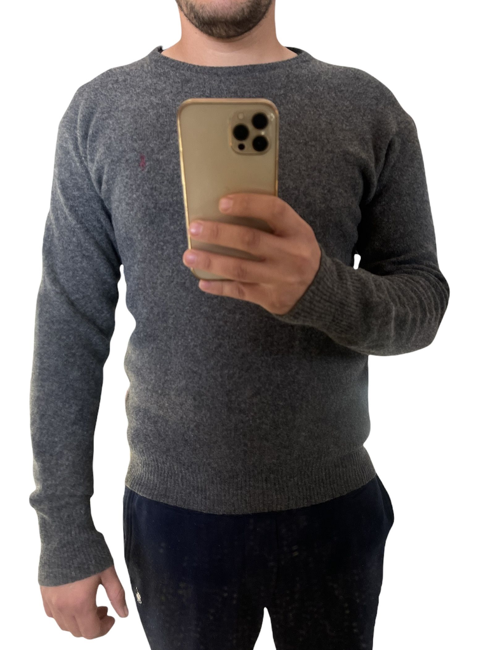Polo Ralph Lauren Sweater jumper wool ralph Lauren size M burgundy logo Size US M / EU 48-50 / 2 - 1 Thumbnail