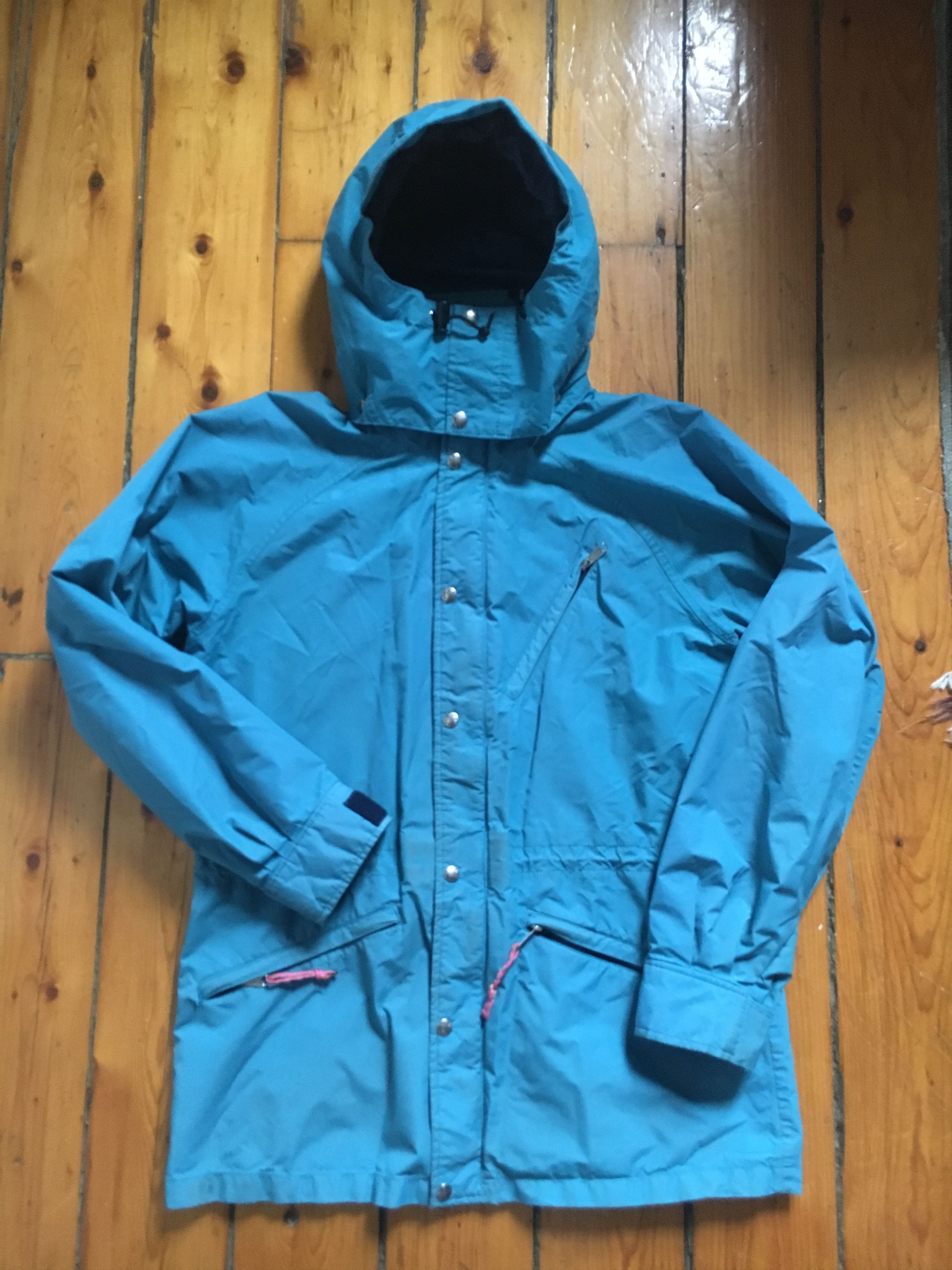 VTG 90's Northface Goretex Blue Jacket USA MADE