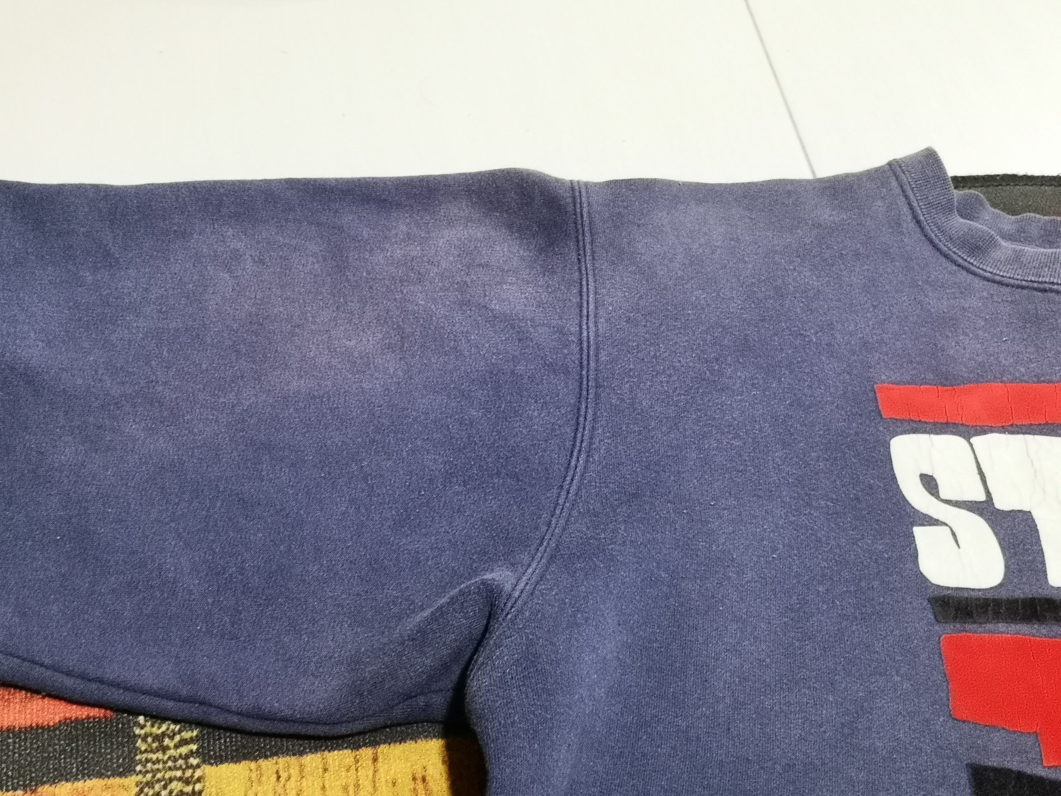 Stussy × Vintage Stussy tribe sweatshirt sun faded Size US L / EU 52-54 / 3 - 9 Thumbnail