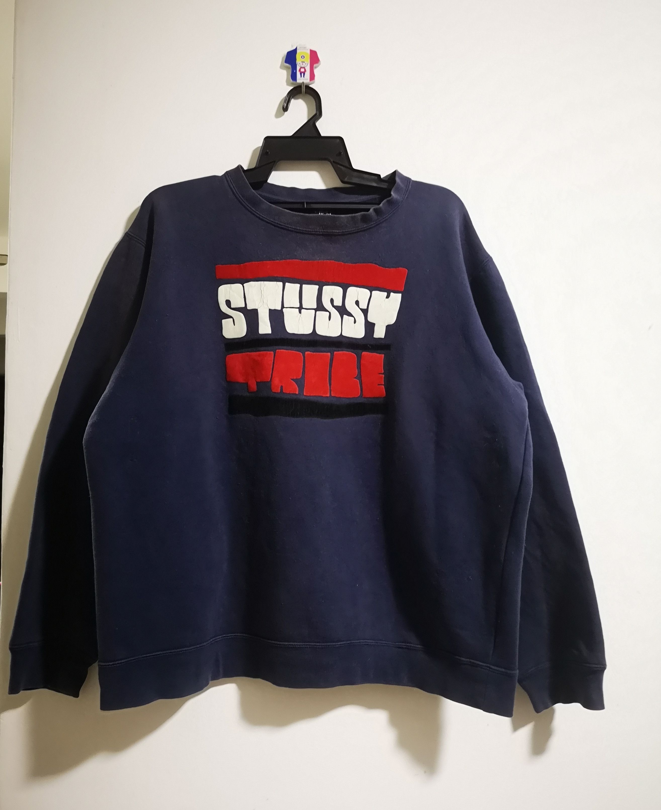 Stussy × Vintage Stussy tribe sweatshirt sun faded Size US L / EU 52-54 / 3 - 2 Thumbnail