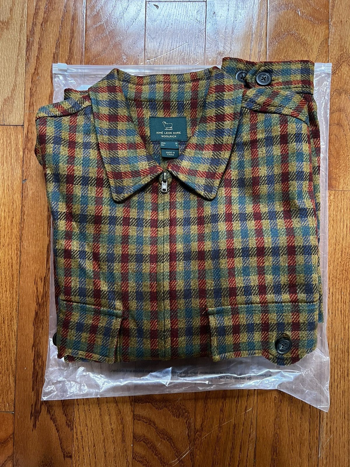 Aime Leon Dore ALD / Woolrich Wool Flannel Overshirt | Grailed
