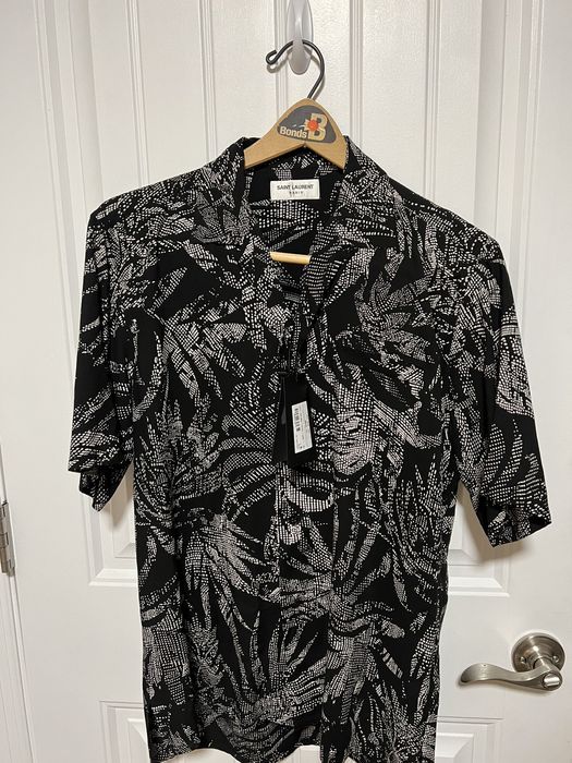 Saint laurent palm shirt sales