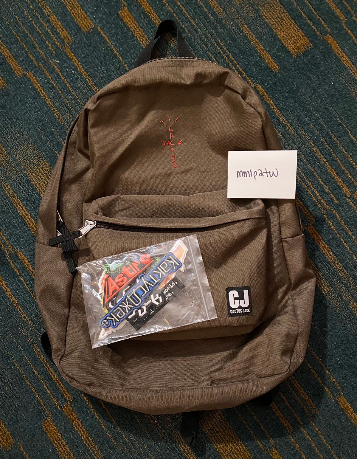 TRAVIS SCOTT CACTUS Jack Backpack With Patch Set Limited Edition $180.00 -  PicClick