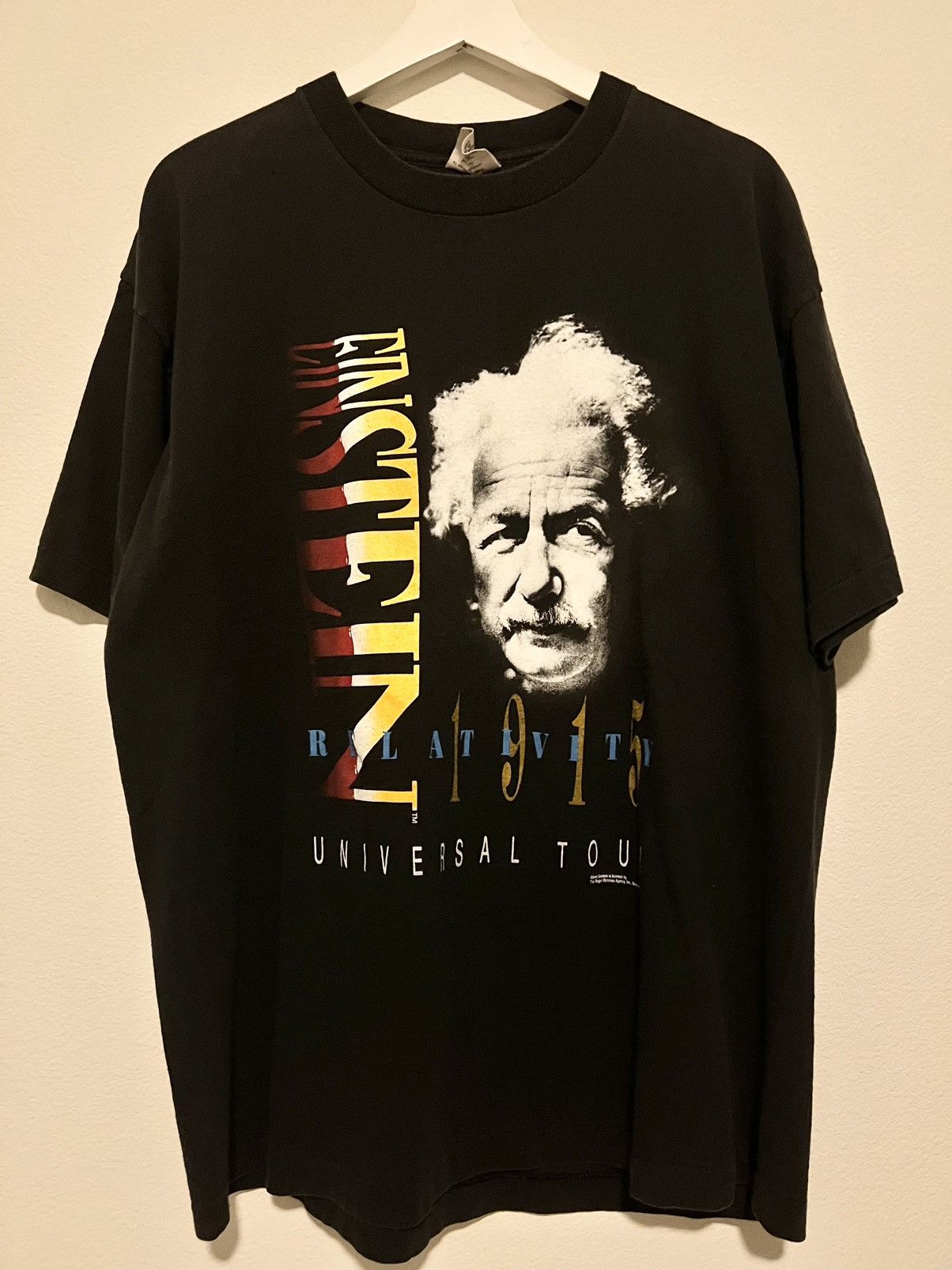 Vintage 90s Albert Einstein Relativity tour shirt 