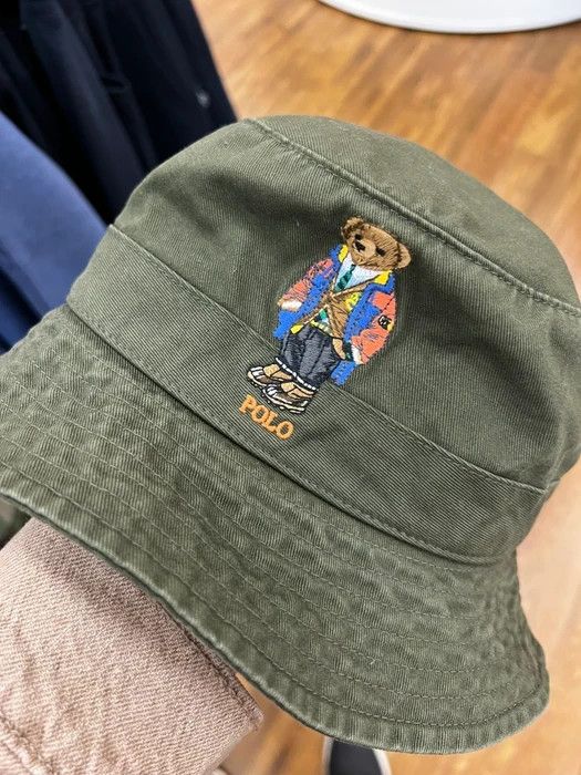 Polo Ralph Lauren Deadstock Polo Bear Orange Jacket Bear Bucket