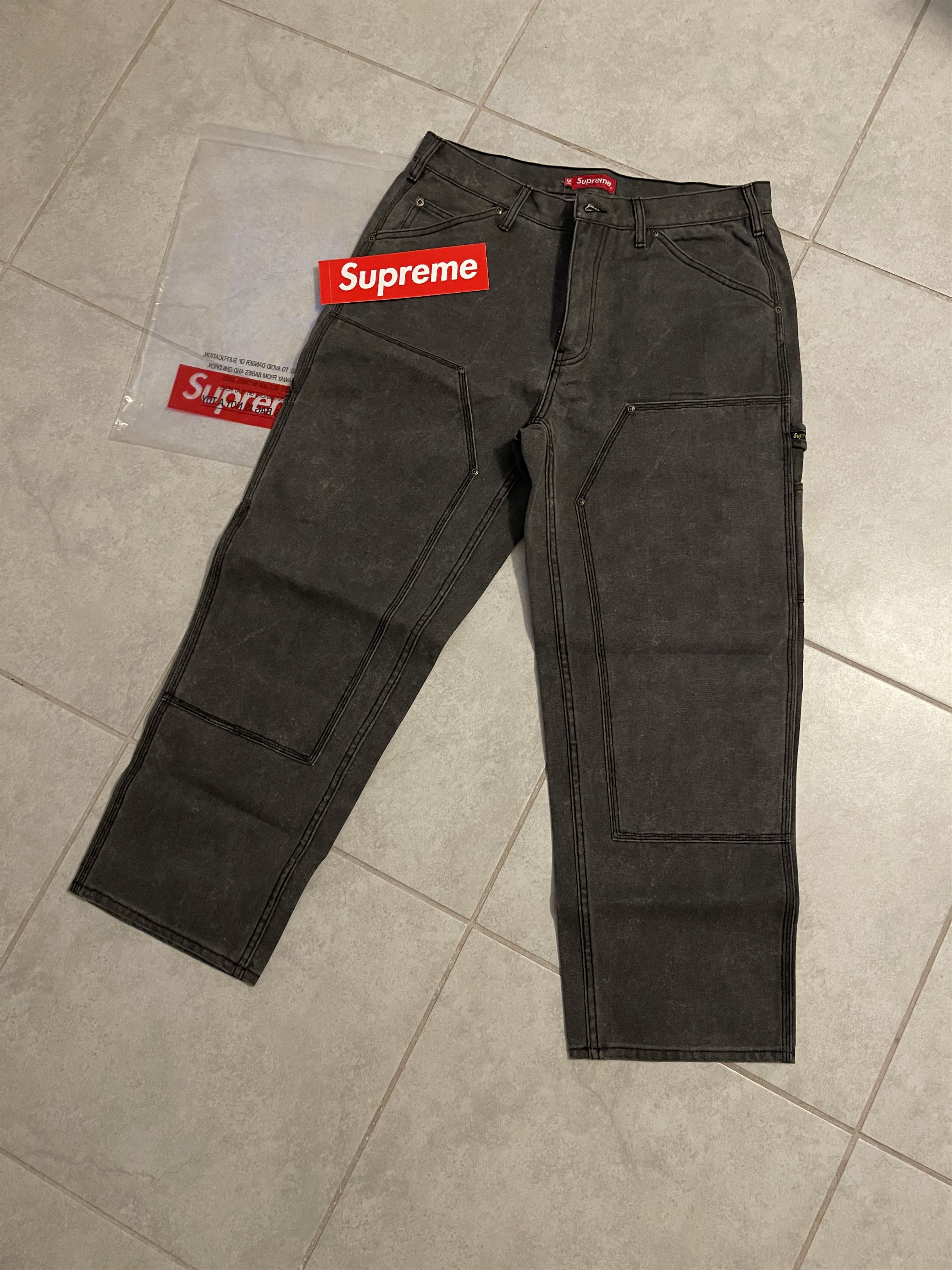 Supreme Canvas Double Knee Painter Pant | Grailed 