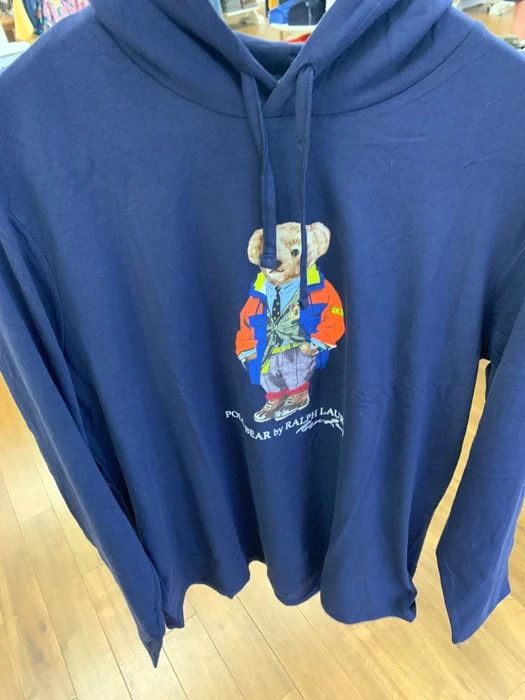 POLO BEAR HOODIE LIFEBOAT ORANGE