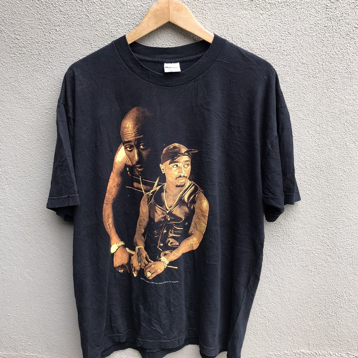 Rap Tees Vintage rare 90s TUPAC SHAKUR raptee hiphop snoop dog dr dre Size US XL / EU 56 / 4 - 2 Thumbnail