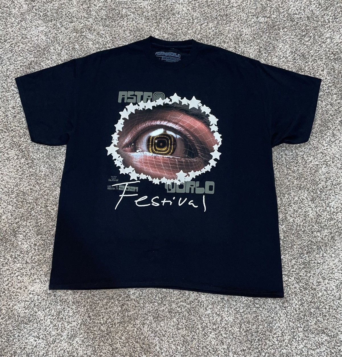 Travis Scott Travis Scott astroworld festival 2021 tee Size US XL / EU 56 / 4 - 1 Thumbnail