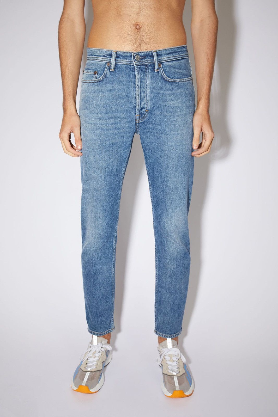 Acne Studios Acne Studios River Mid Blue Denim Jeans Size US 33 - 4 Thumbnail