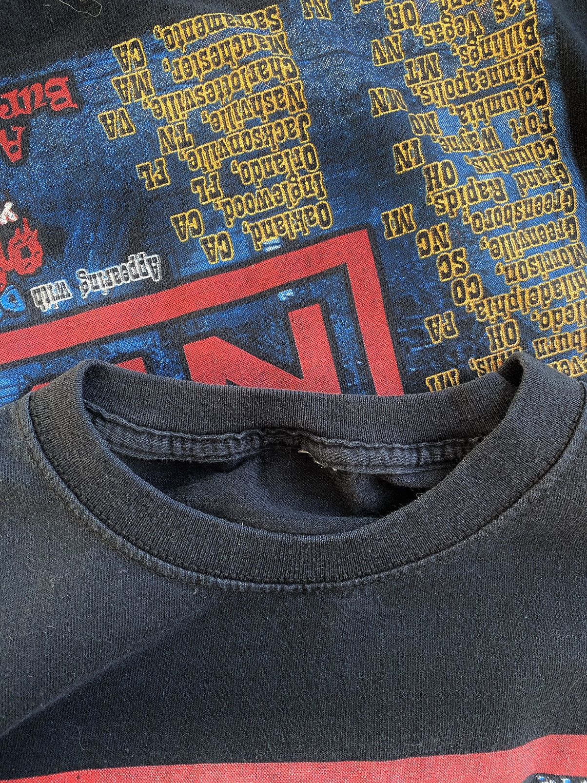 Vintage Vintage Nine Inch Nails Lights In The Sky Tee Black Medium Size US M / EU 48-50 / 2 - 2 Thumbnail