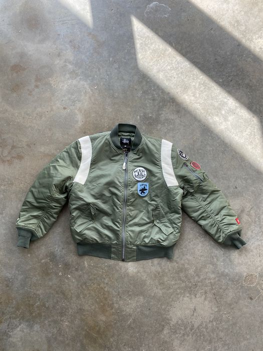 Stussy 2006 Stussy 25th Anniversary MA-1 Bomber Fragment