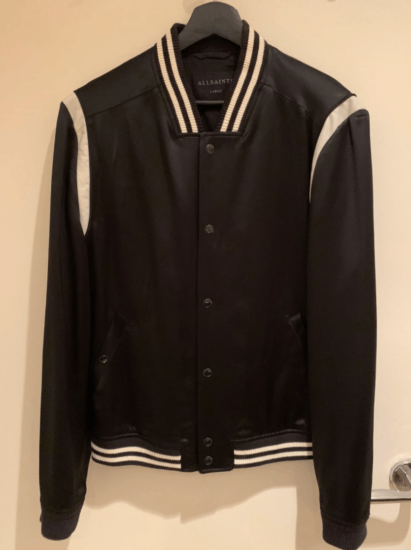 Allsaints Allsaints black varsity Jacket Size US L / EU 52-54 / 3 - 1 Thumbnail