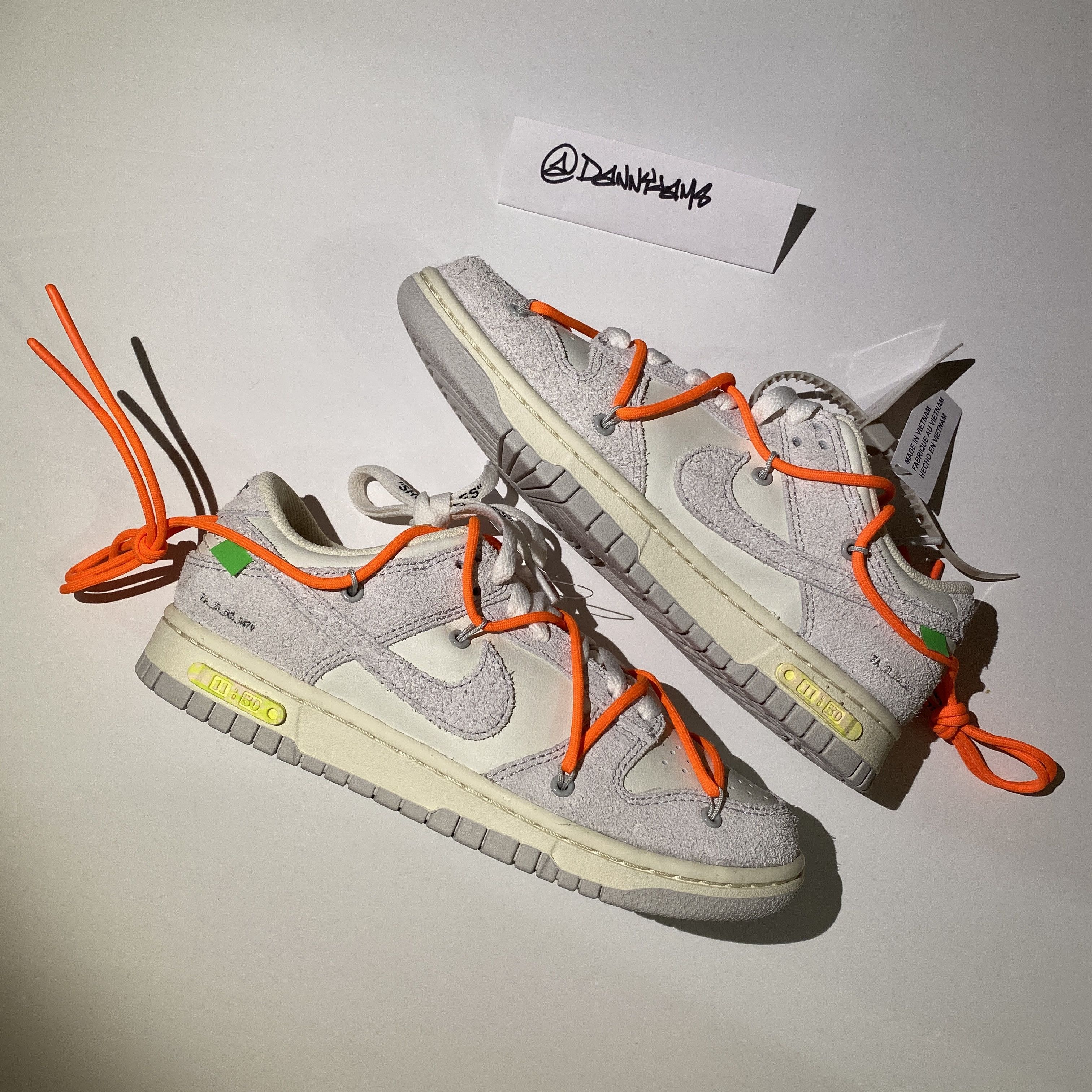 Nike x Off-White Dunk Low The 50 Lot 11 Size US