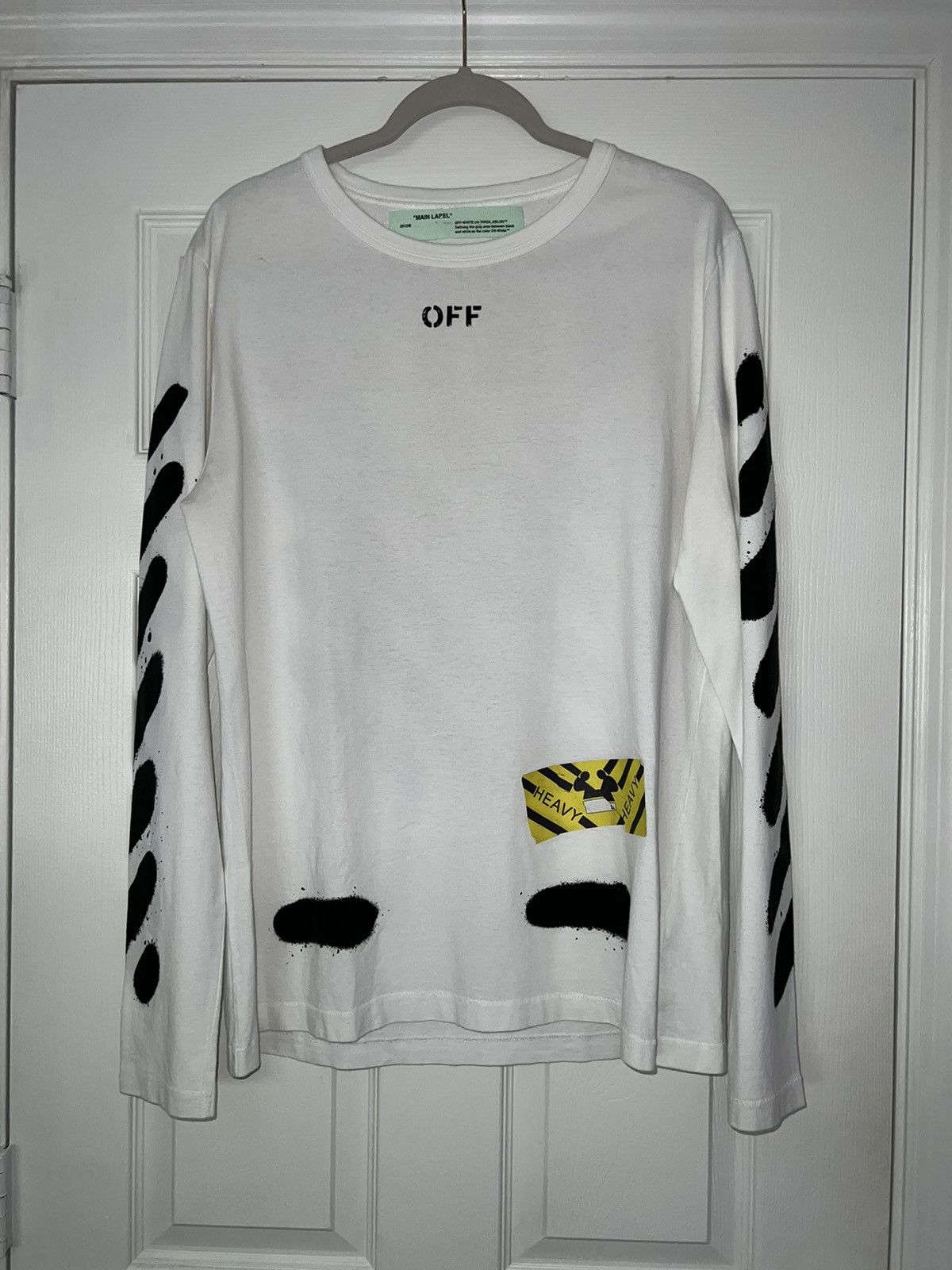 Off-White OW EMB HEAVYCOT ARMBAND SHIRT WHITE WHIT | Grailed