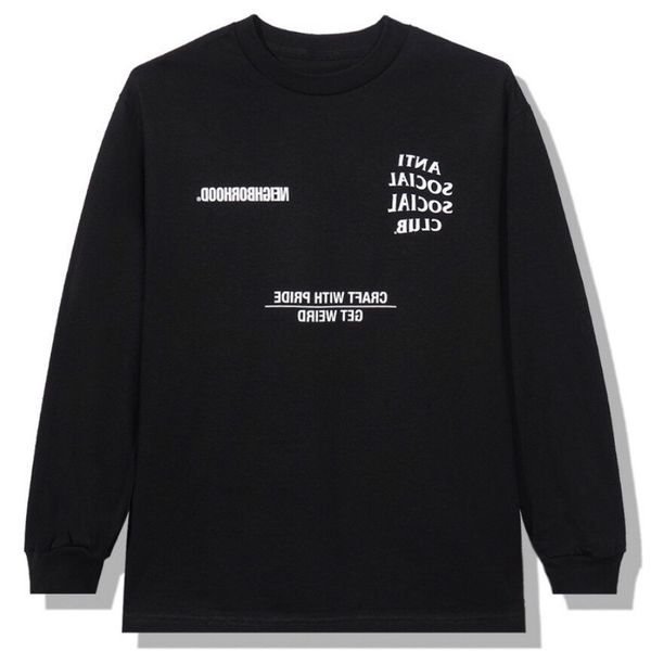 Neighborhood Anti Social Social Club/Neighborhood L/S Tee (Black