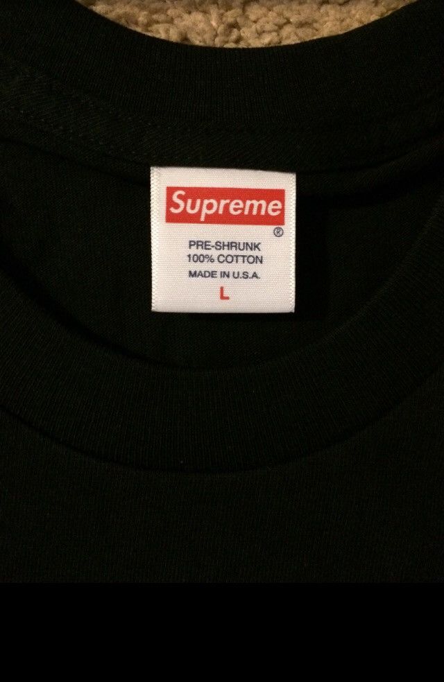 Supreme Supreme Time Tee Black Large Size US L / EU 52-54 / 3 - 2 Thumbnail