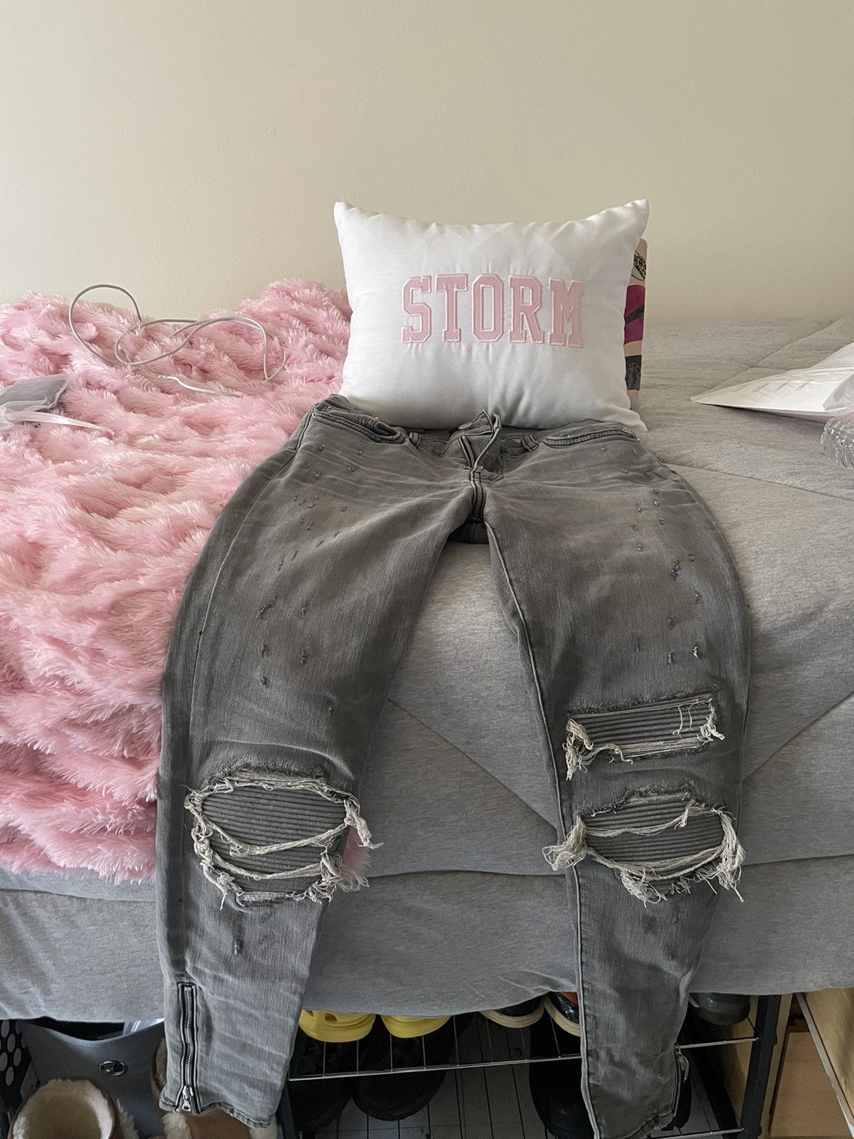 Amiri AMIRI MX1 Jean Light Grey FW