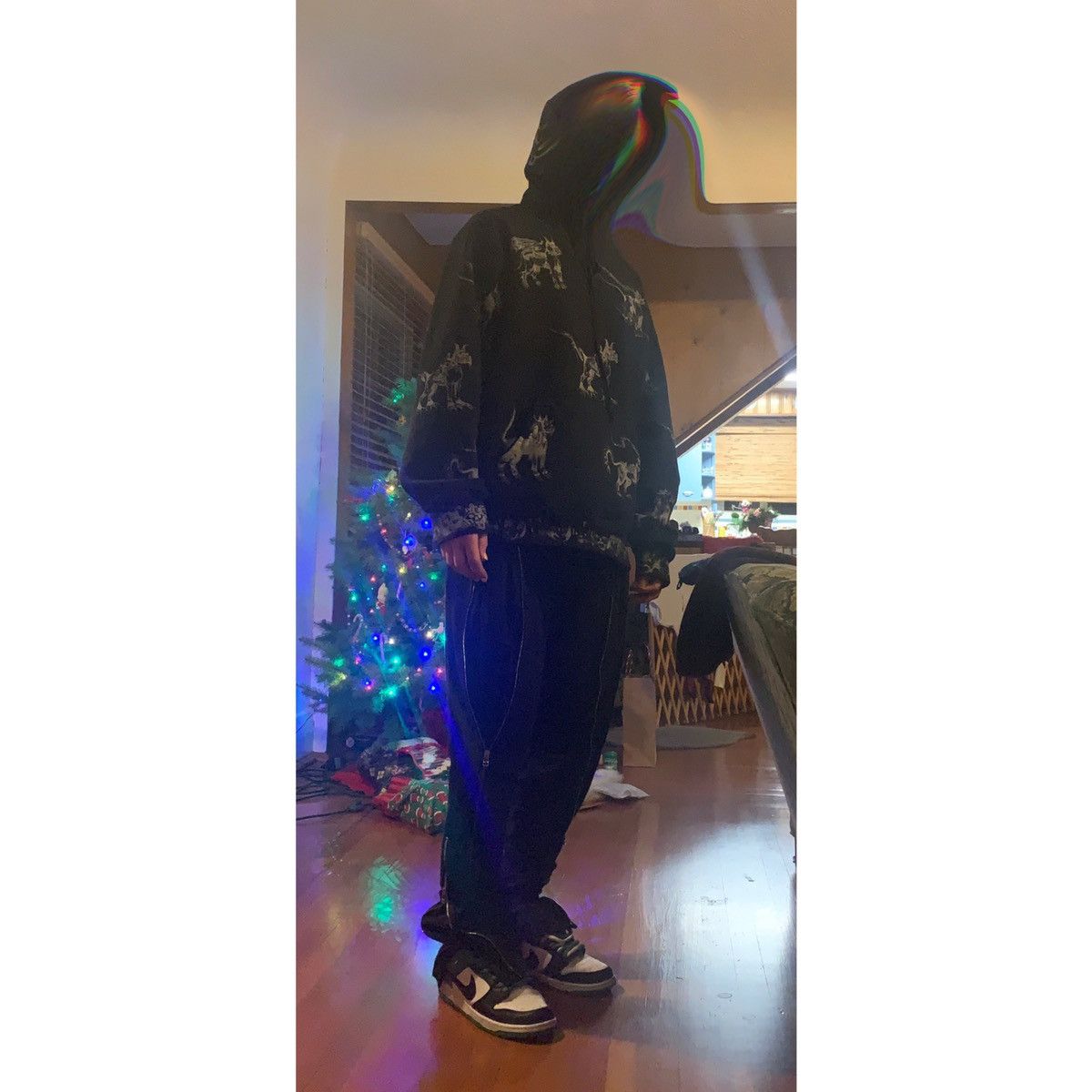 Hood By Air black zipper bondage flared baggy boot cut + slim fit Size US 30 / EU 46 - 2 Thumbnail
