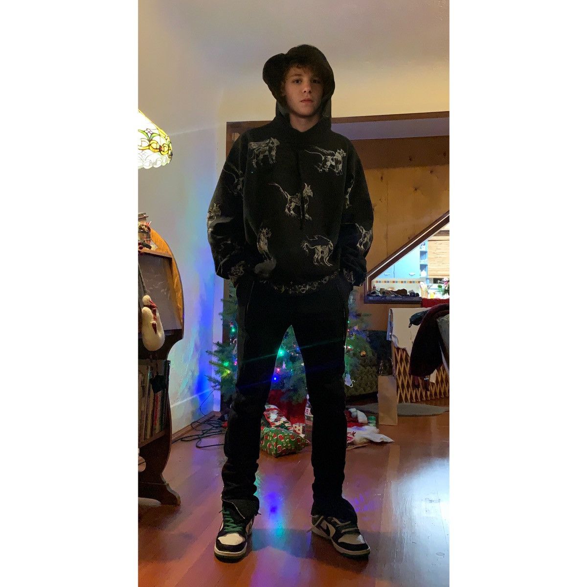 Hood By Air black zipper bondage flared baggy boot cut + slim fit Size US 30 / EU 46 - 3 Thumbnail
