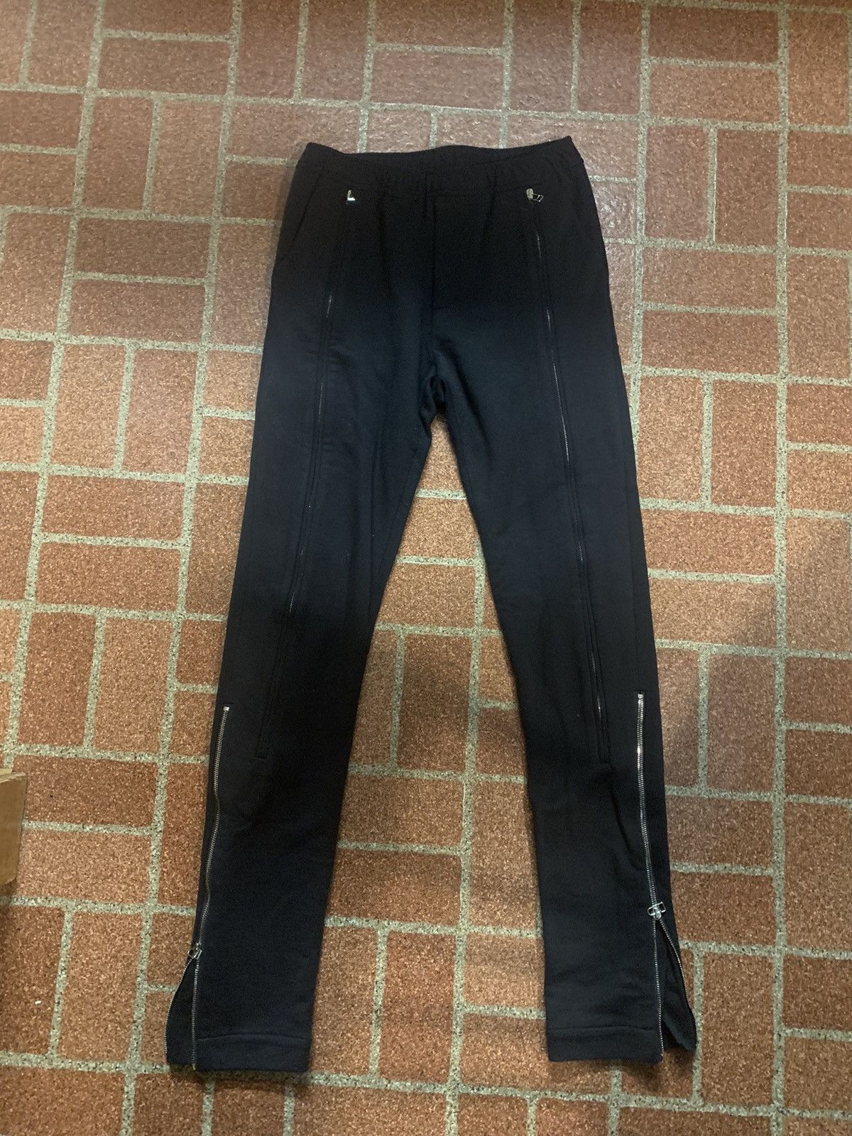 Hood By Air black zipper bondage flared baggy boot cut + slim fit Size US 30 / EU 46 - 5 Thumbnail