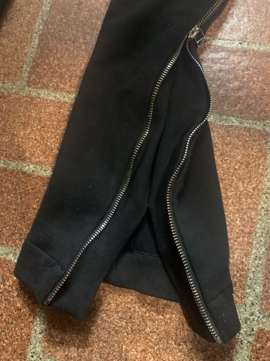Hood By Air black zipper bondage flared baggy boot cut + slim fit Size US 30 / EU 46 - 6 Thumbnail
