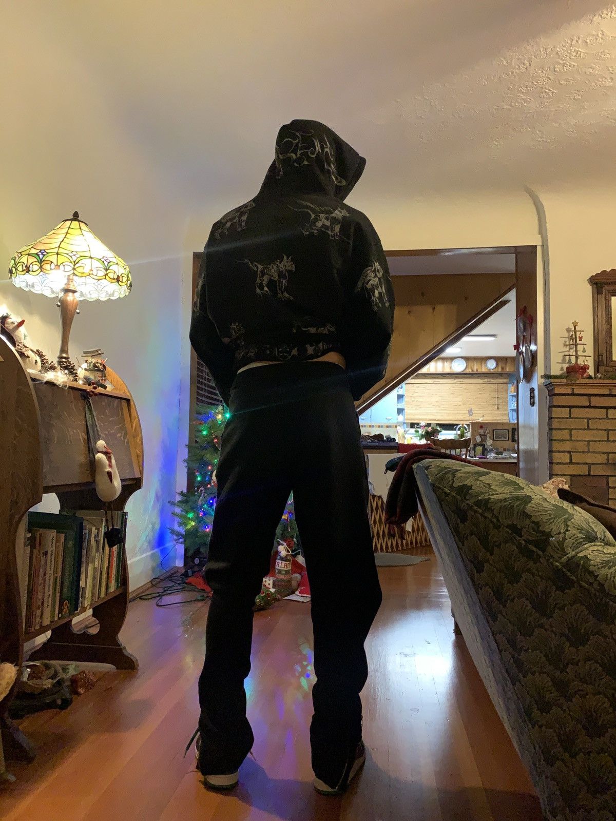 Hood By Air black zipper bondage flared baggy boot cut + slim fit Size US 30 / EU 46 - 8 Thumbnail