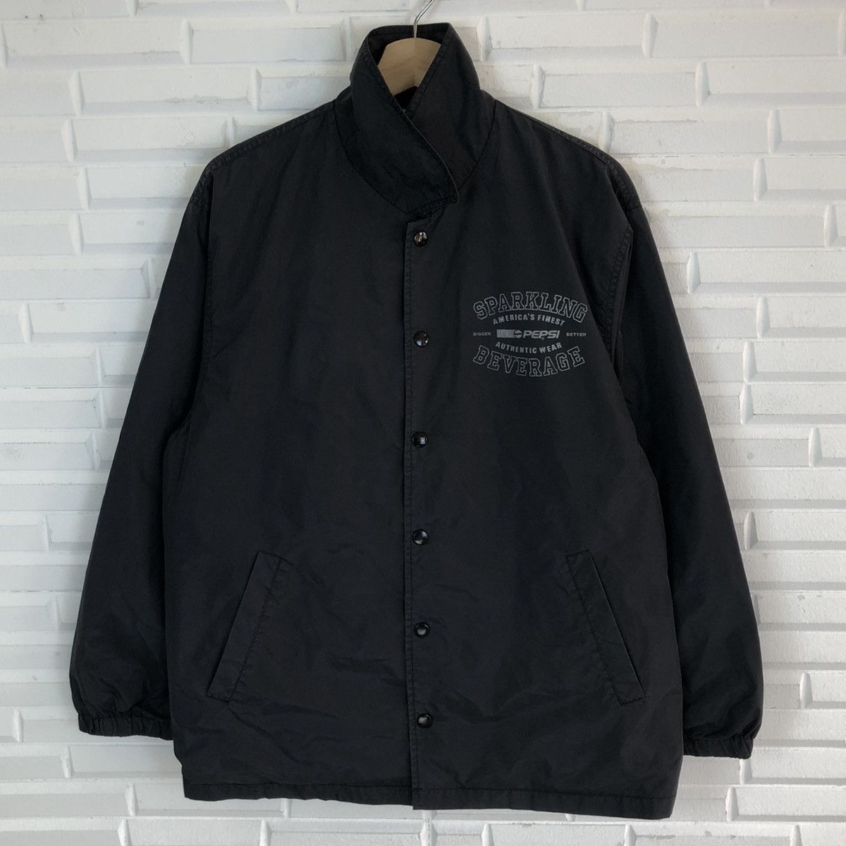 Pepsi × Vintage SPARKLING BEVERAGE PEPSI WINDBREAKER LIGHT JACKET Size US L / EU 52-54 / 3 - 3 Thumbnail