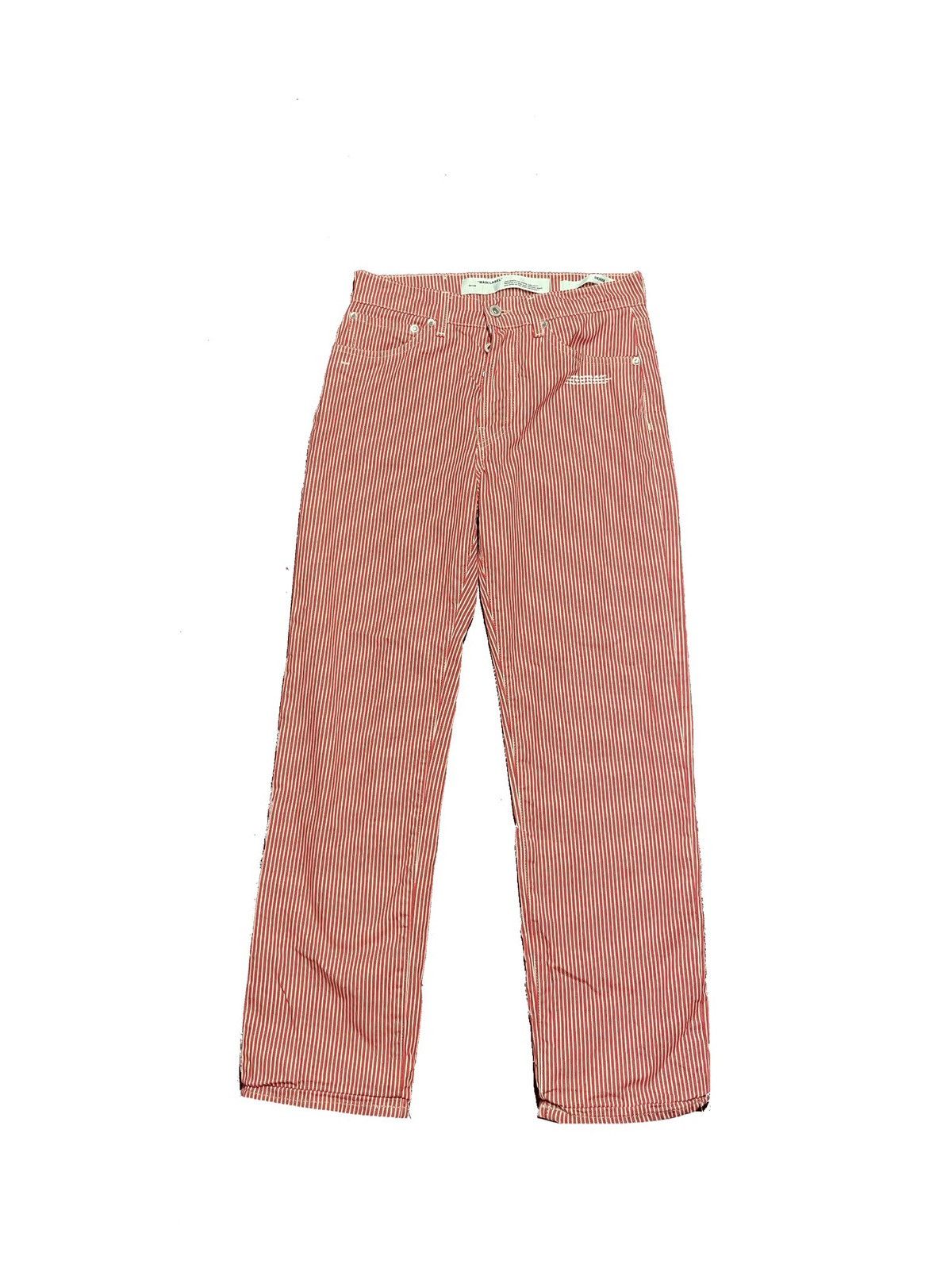 OffWhite OFF WHITE Striped Denim Pants Grailed