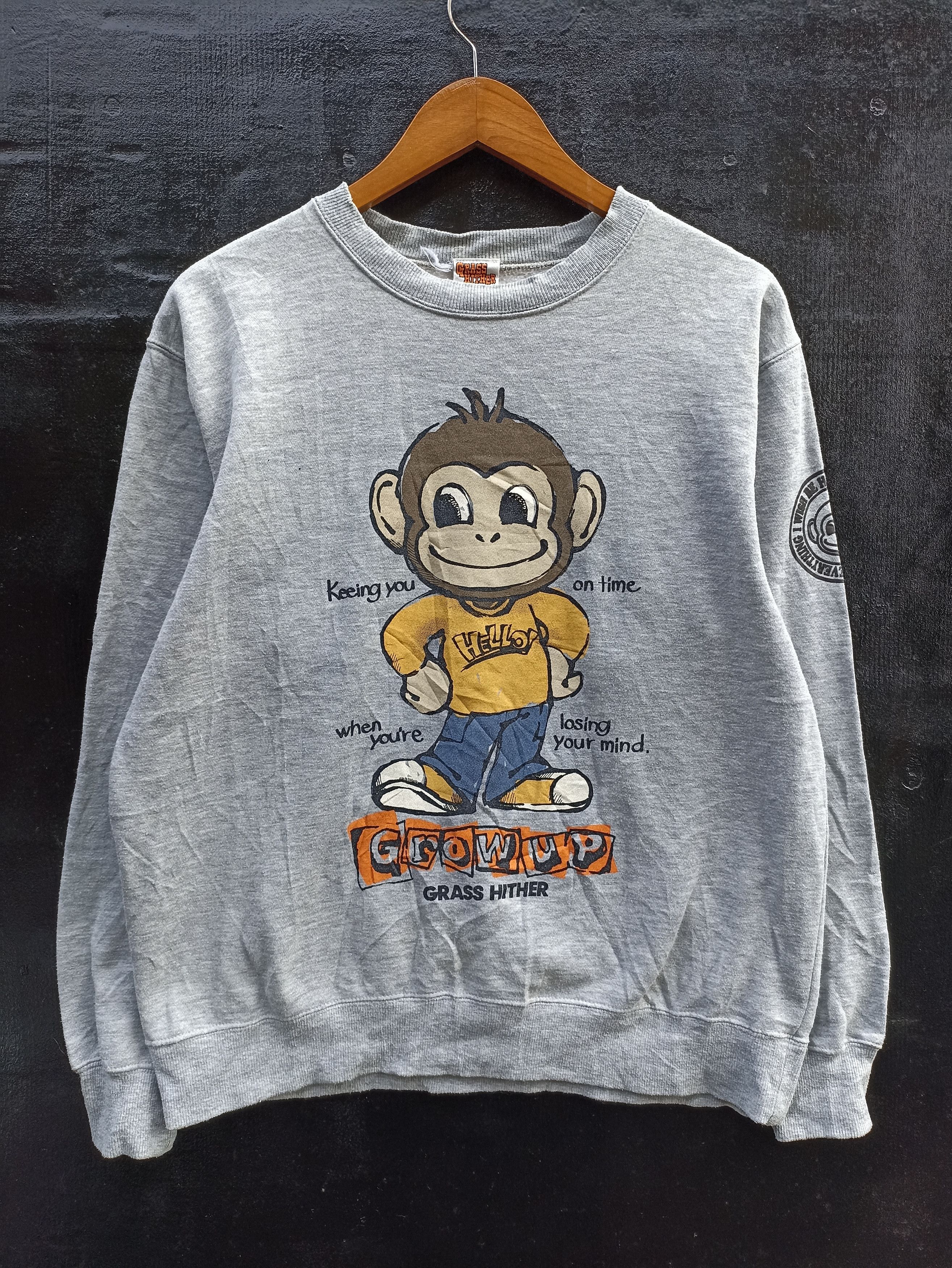 Japanese Brand Grasshitter sweatshirt Size US M / EU 48-50 / 2 - 1 Thumbnail