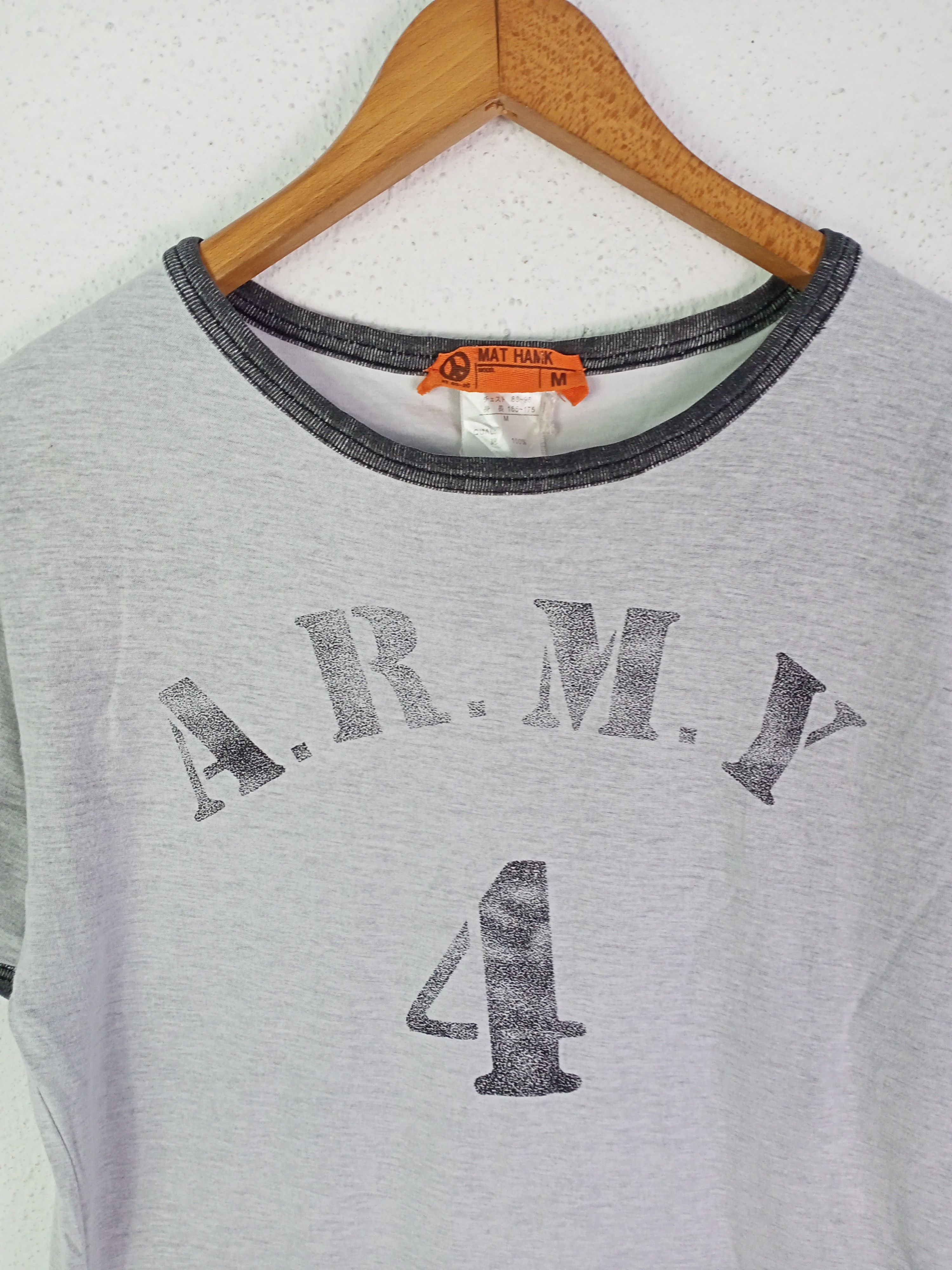 Japanese Brand Mat Hamk Army T- Shirt Size US S / EU 44-46 / 1 - 2 Thumbnail