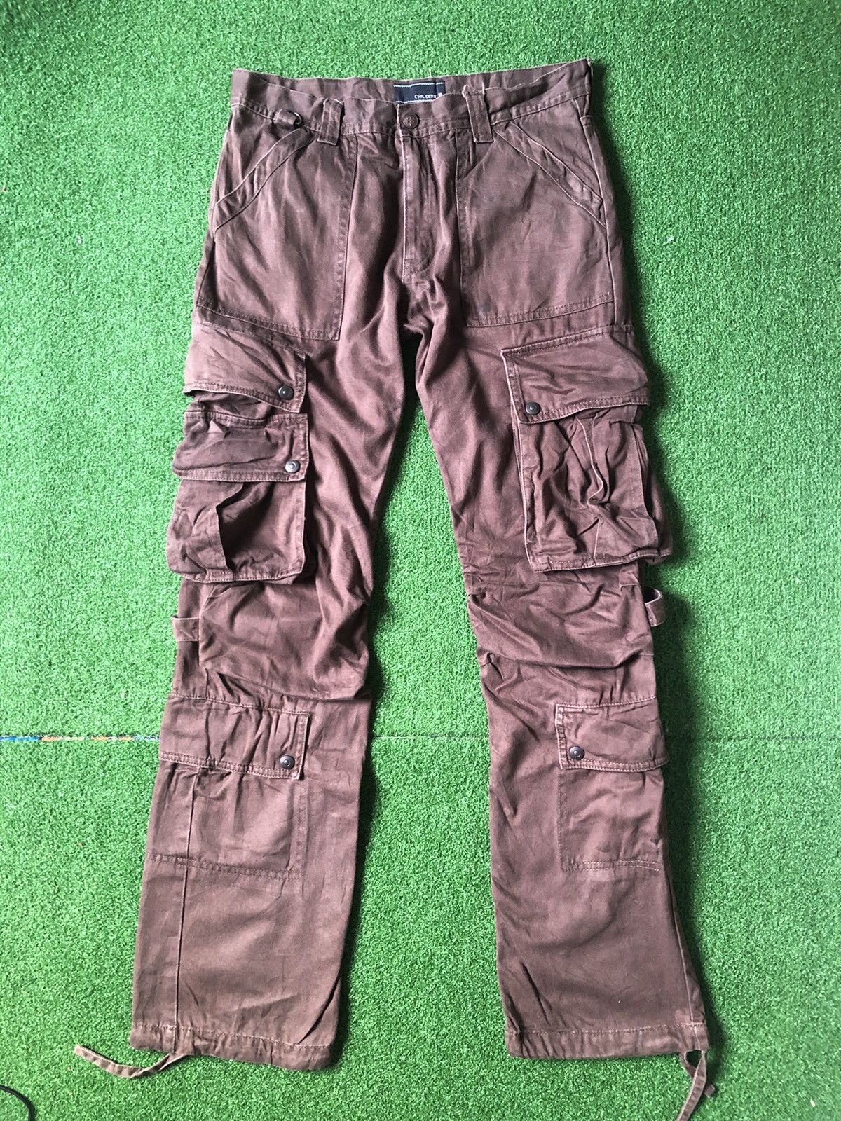 Japanese Brand × Seditionaries Japan Brand Chill Deric lll Bondage Cargo Pants Size US 32 / EU 48 - 2 Thumbnail