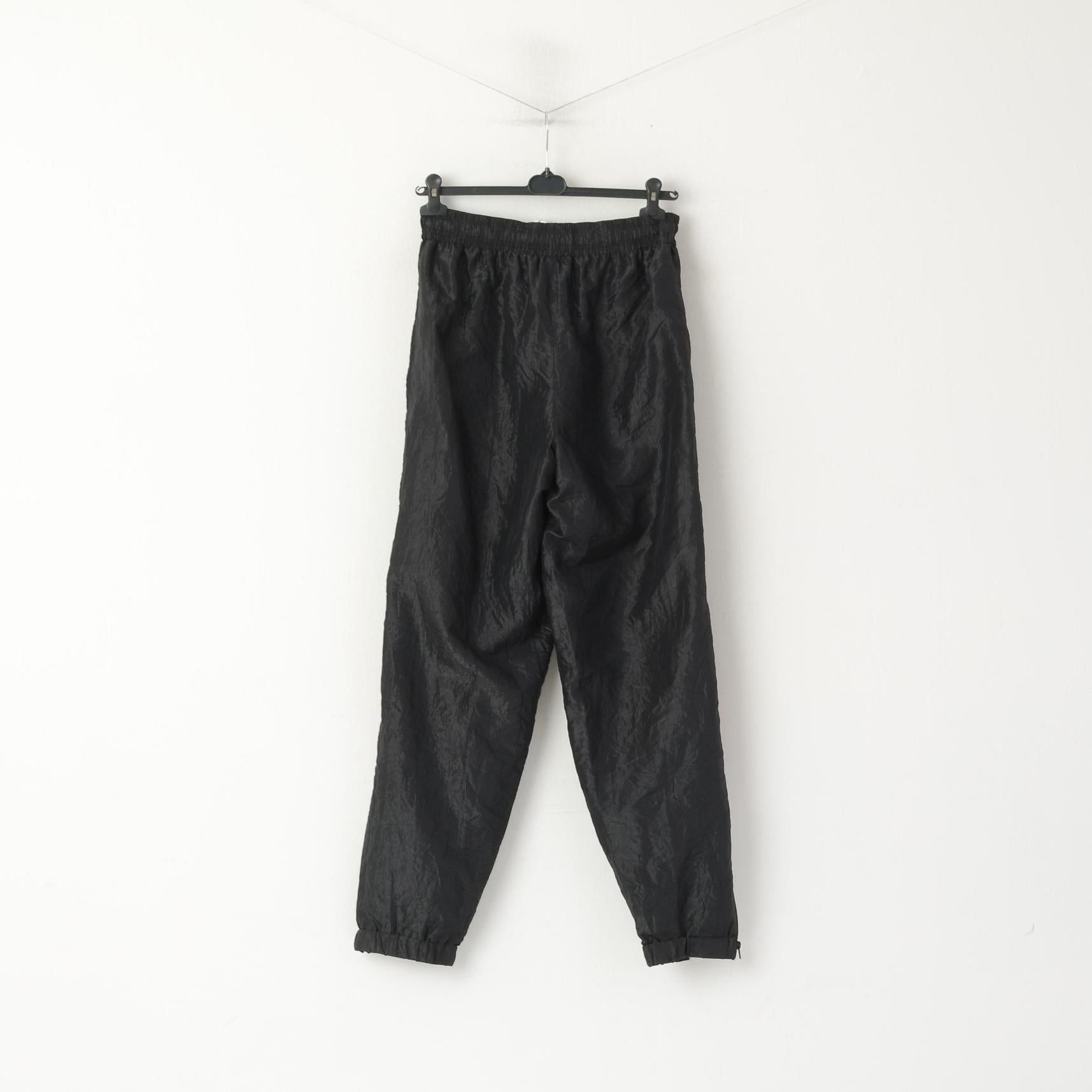Vintage Mytex Men XL Sweatpants Black Shiny Oldschool Zip Leg 4603 Size US 38 / EU 54 - 6 Thumbnail