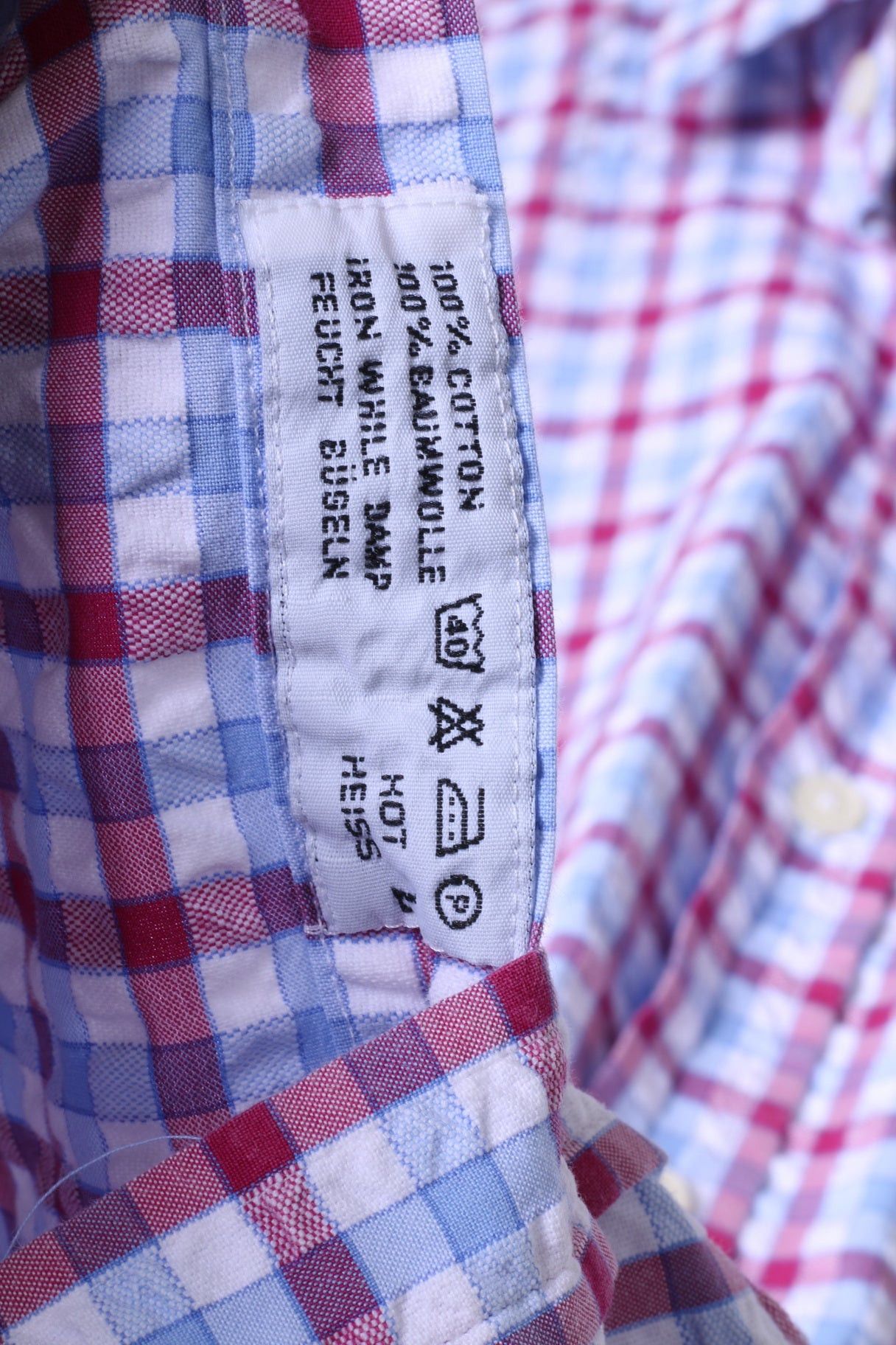 Charles Tyrwhitt Charles Tyrwhitt Mens S Casual Shirt Blue Red Check 5475 Size US S / EU 44-46 / 1 - 5 Thumbnail