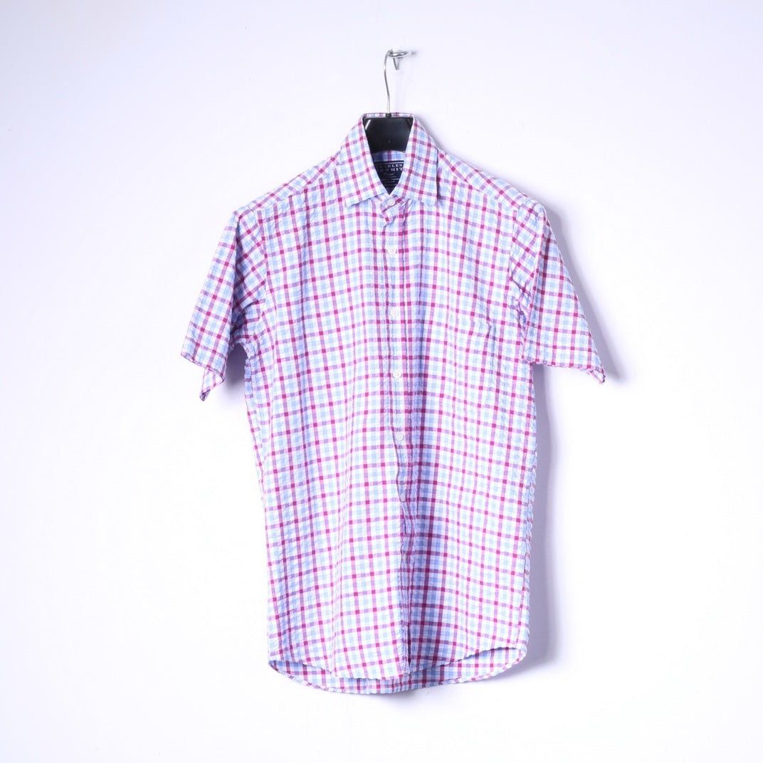 Charles Tyrwhitt Charles Tyrwhitt Mens S Casual Shirt Blue Red Check 5475 Size US S / EU 44-46 / 1 - 1 Thumbnail