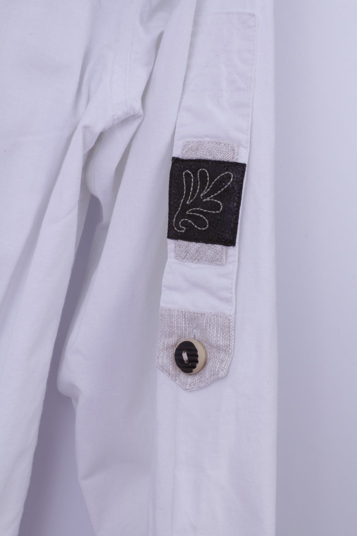 C&A Landhaus by C&A Mens XL Casual Shirt White Tyrol 5477 Size US XL / EU 56 / 4 - 3 Thumbnail