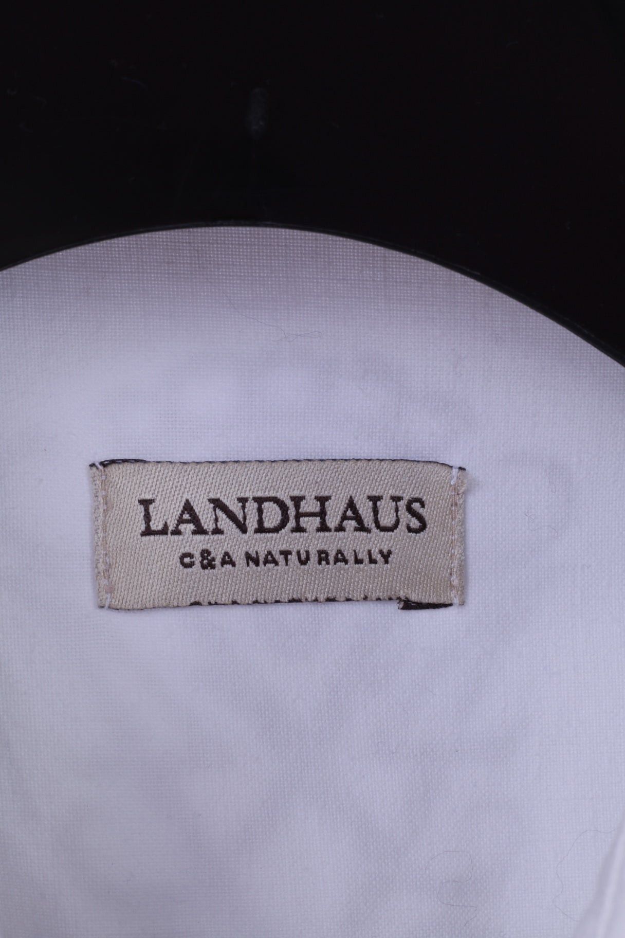 C&A Landhaus by C&A Mens XL Casual Shirt White Tyrol 5477 Size US XL / EU 56 / 4 - 4 Thumbnail