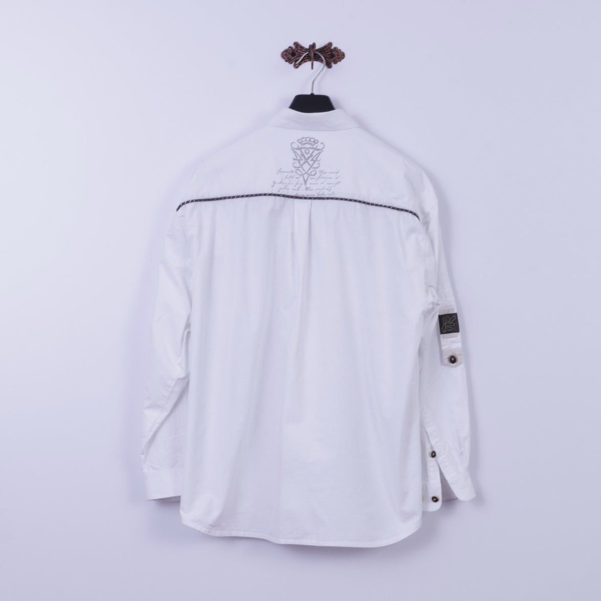 C&A Landhaus by C&A Mens XL Casual Shirt White Tyrol 5477 Size US XL / EU 56 / 4 - 6 Thumbnail
