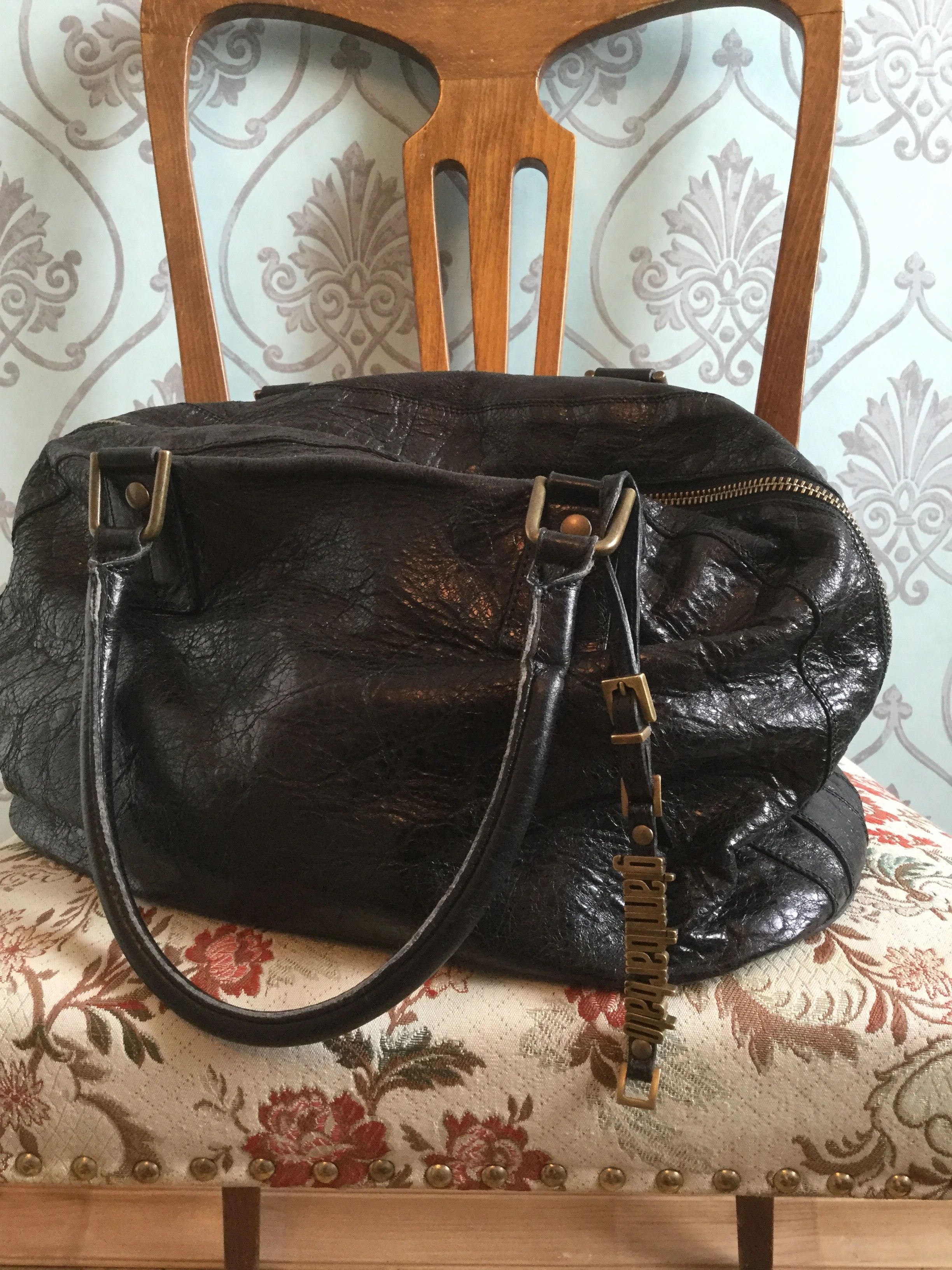 Gianni Barbato Midi leather bag.Like Fendii or Balenciaga Size ONE SIZE - 1 Thumbnail