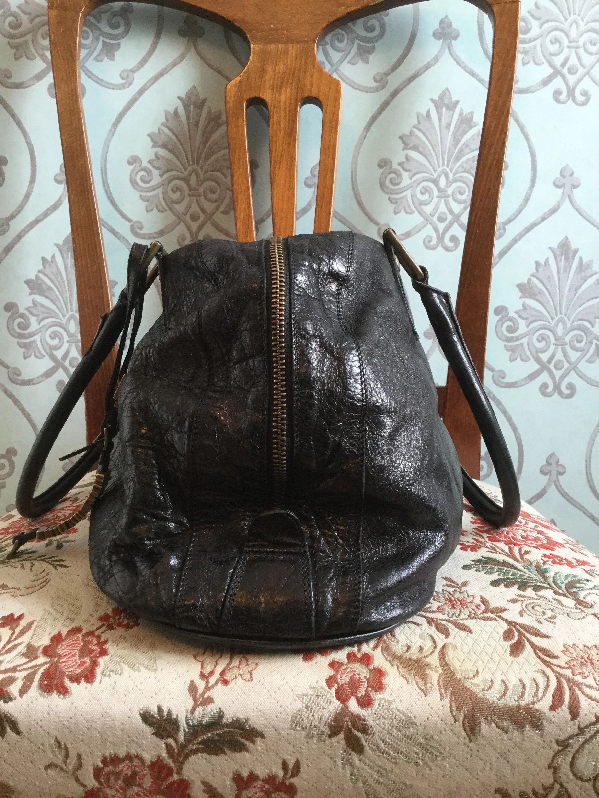 Gianni Barbato Midi leather bag.Like Fendii or Balenciaga Size ONE SIZE - 2 Thumbnail