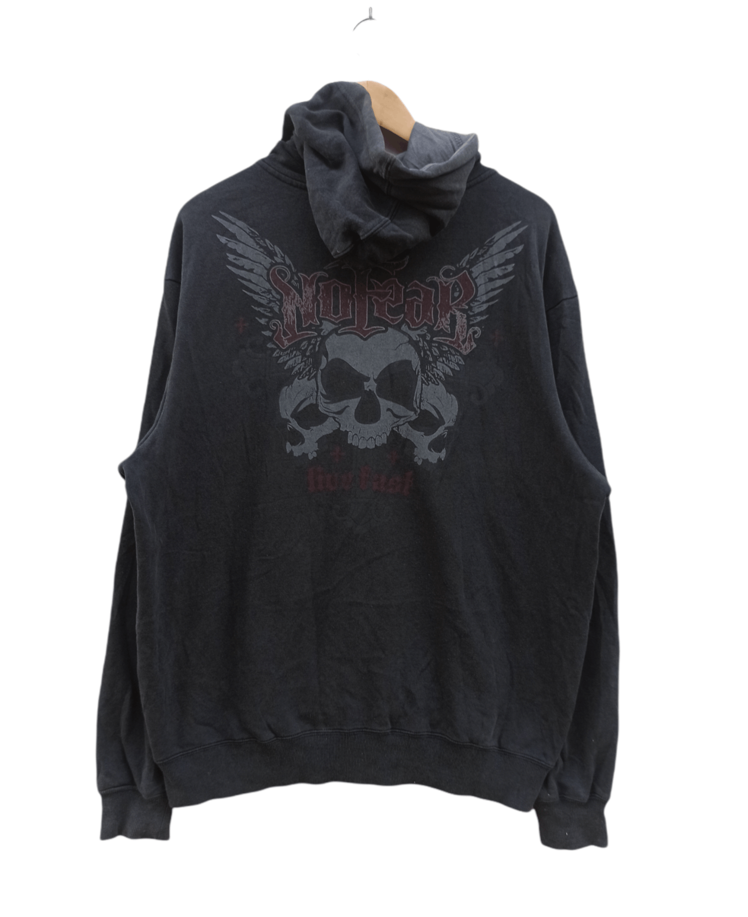 No Fear Vintage No Fear Zipper Hoodie Size US XXL / EU 58 / 5 - 3 Thumbnail