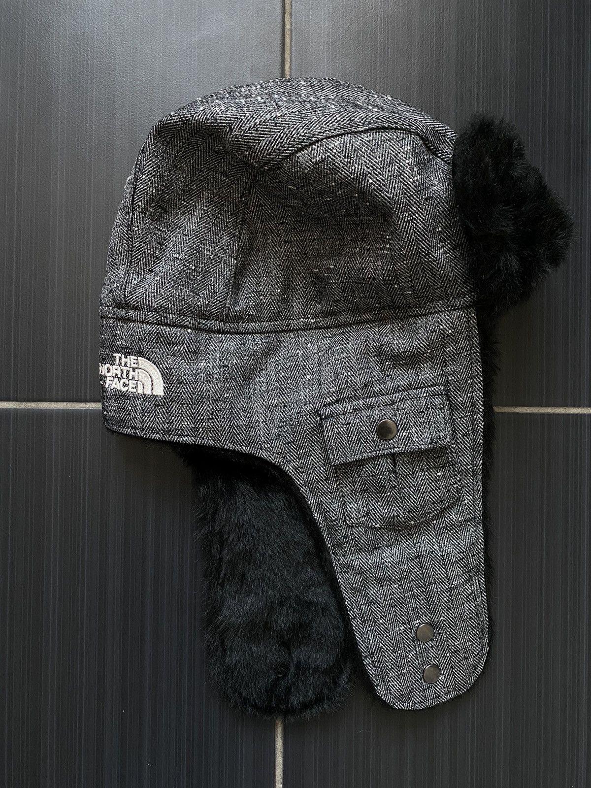 north face flap hat