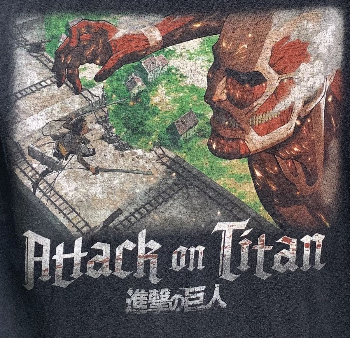 Anime × Cartoon Network × Ripple Junction Attack On Titan Anime T Shirt Size US L / EU 52-54 / 3 - 7 Thumbnail
