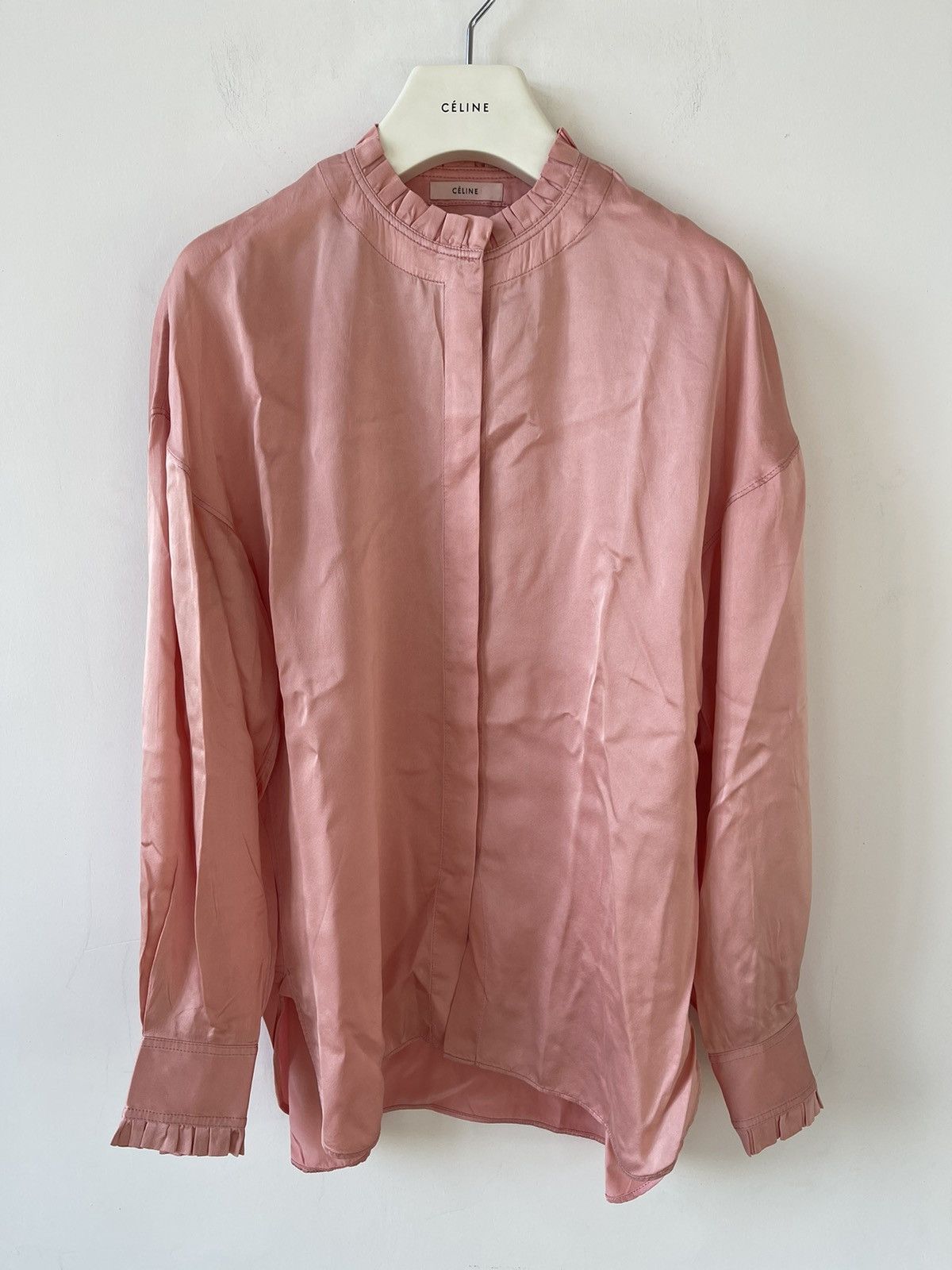 Celine Céline by Phoebe Philo Silk Shirt | Grailed Celine Céline by Phoebe Philo Silk Shirt | Grailed
