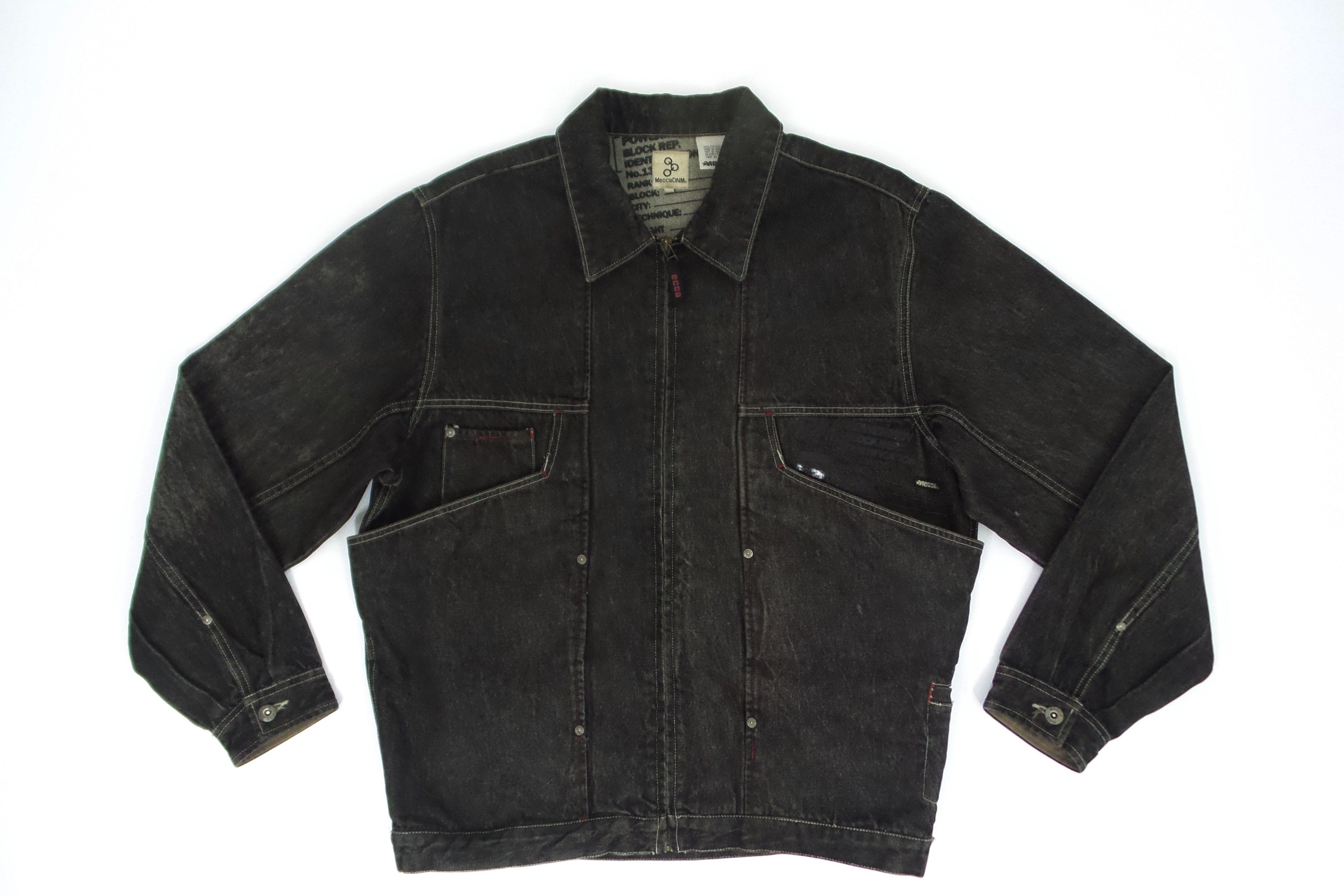 Mecca MeccaDNM Black Heavy Denim Jackets | Grailed