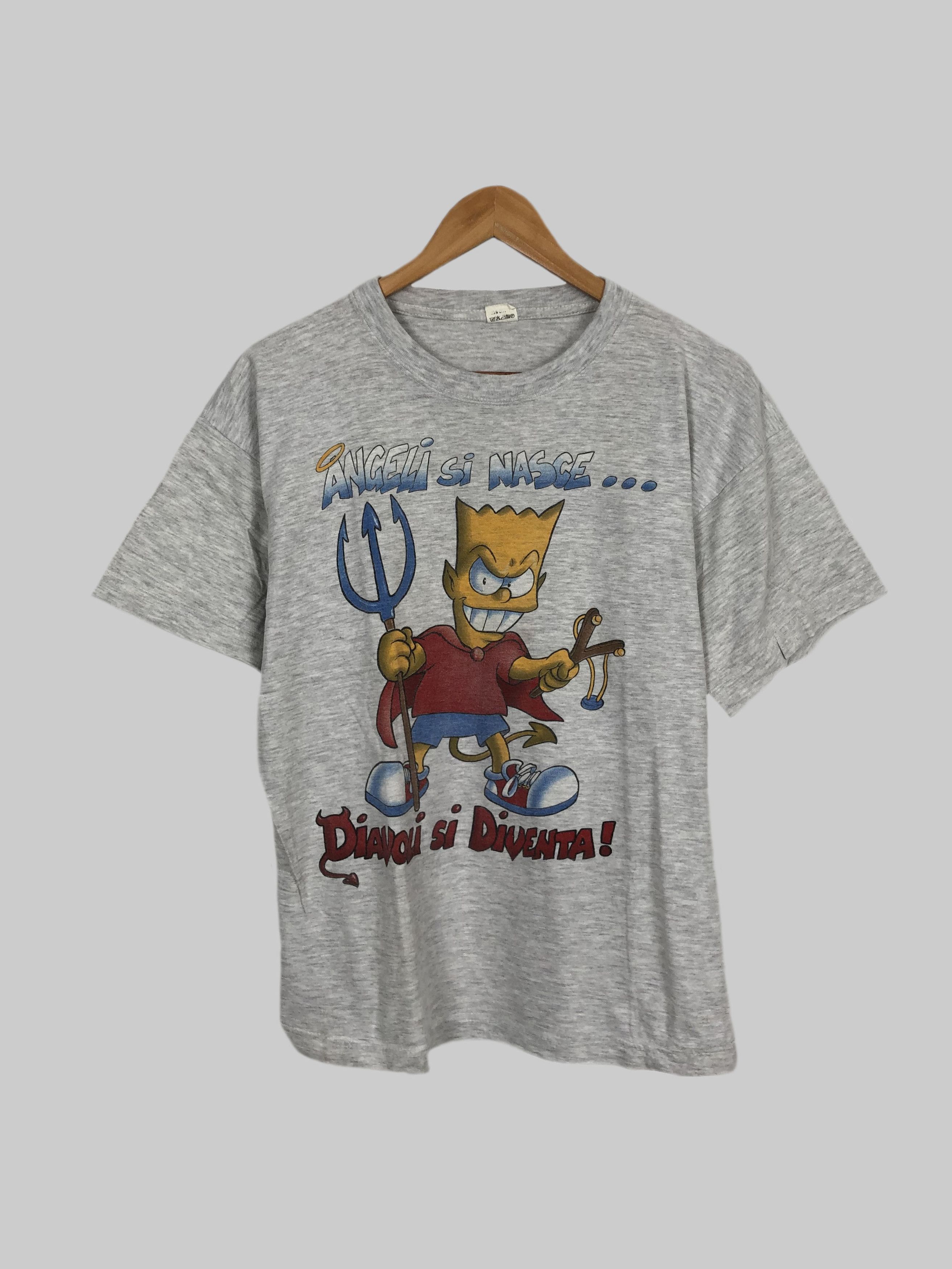 Cartoon Network Vintage 90s Simpsons Bart Devil (South Park King of Hill) Size US L / EU 52-54 / 3 - 1 Thumbnail