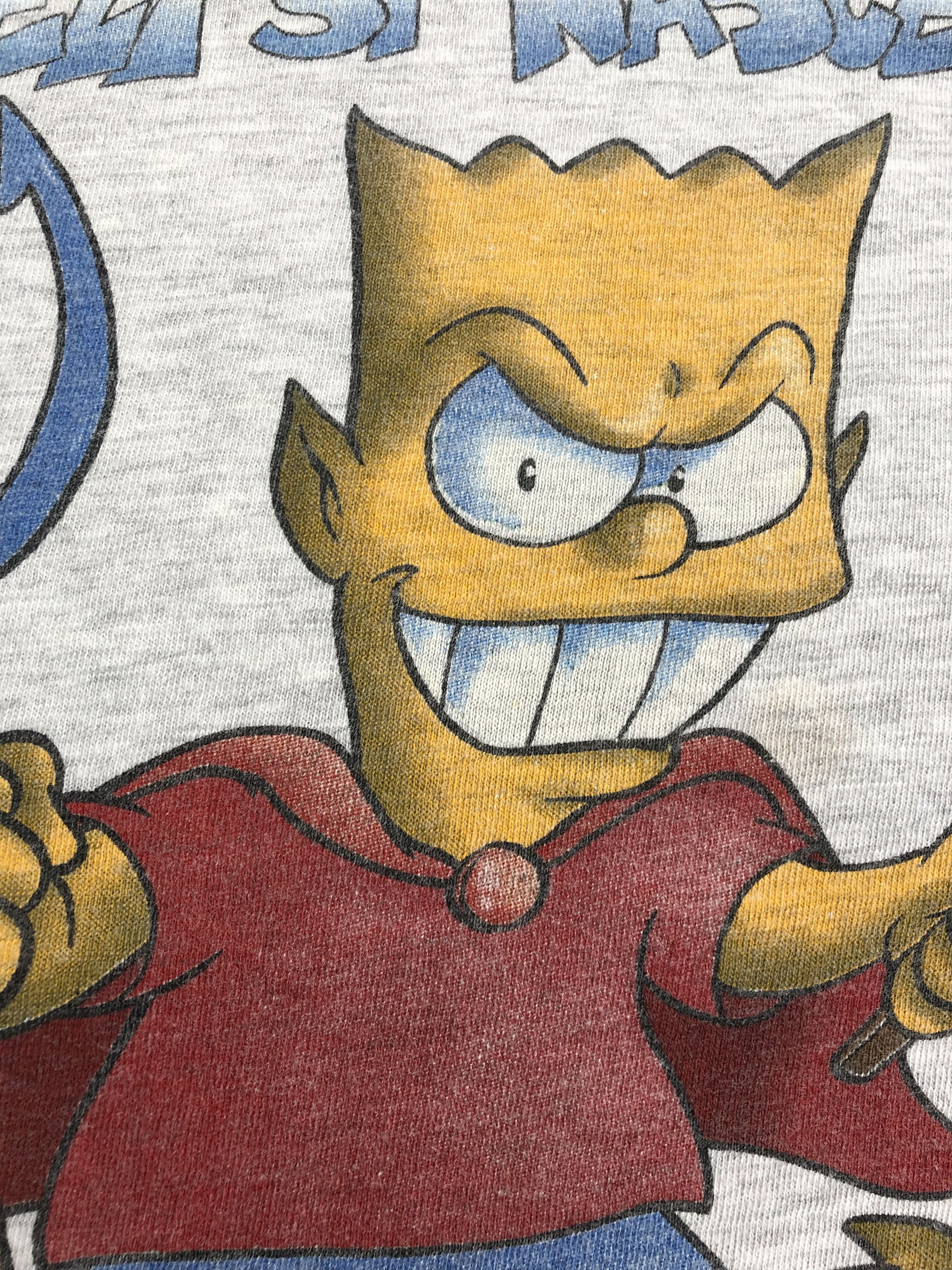Cartoon Network Vintage 90s Simpsons Bart Devil (South Park King of Hill) Size US L / EU 52-54 / 3 - 3 Thumbnail