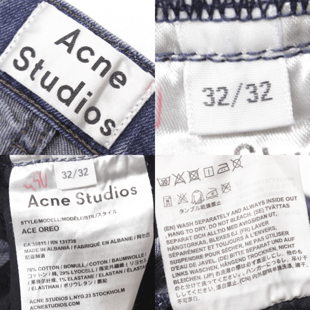 Acne Studios Ace Oreo Jeans Size US 32 / EU 48 - 8 Thumbnail