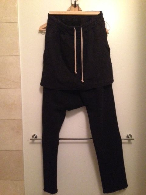 Rick Owens Drkshdw Skirted Sweatpant Size US 30 / EU 46 - 1 Preview